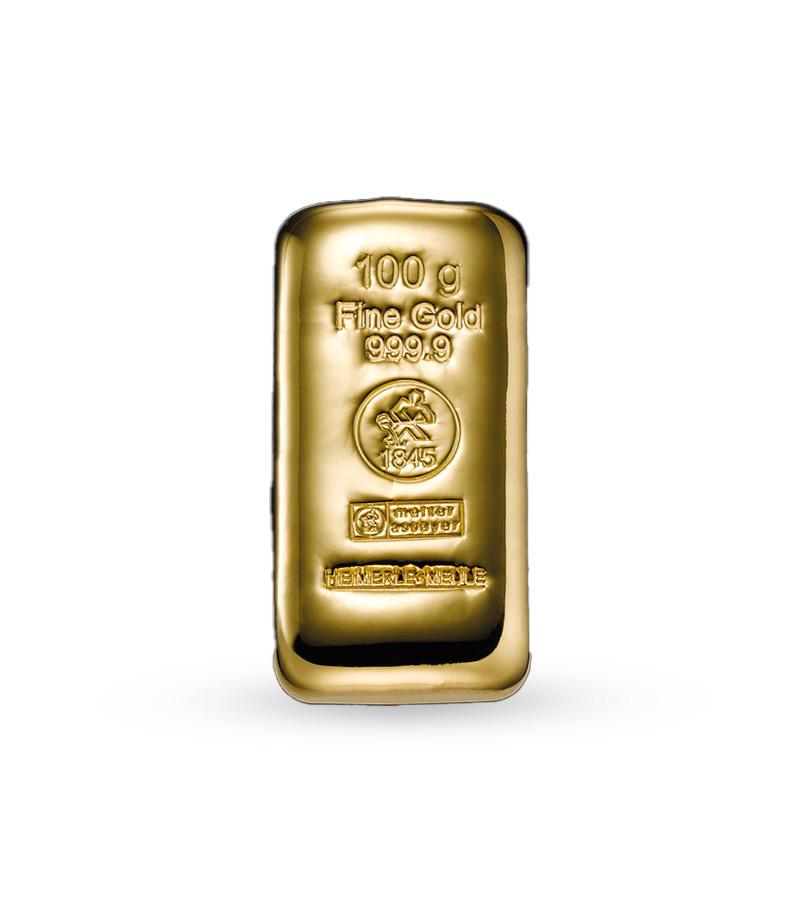 100 Gramm Heimerle Gold Guss
