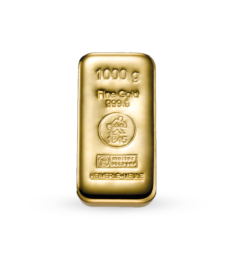 1000 Gramm Heimerle Gold Guss