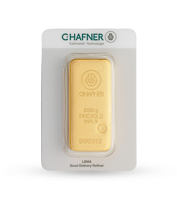 1000 gramm c.Hafner Goldbarren